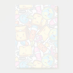 Muster für Schullieferungen Post-it Klebezettel