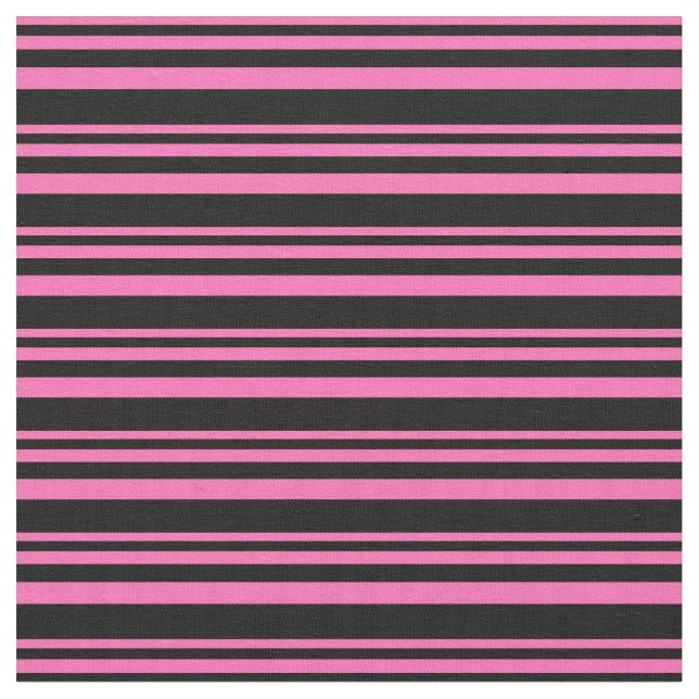 Muster für schwarz-rosa Linien Stoff (Nahaufnahme)