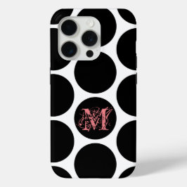 Muster für schwarze Punkte - Benutzerdefiniertes e Case-Mate iPhone Hülle