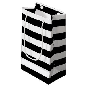 Muster für schwarze und weiße Linien Kleine Geschenktüte