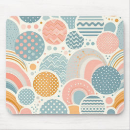 Muster für spielerisches geometrisches Doodle Mousepad