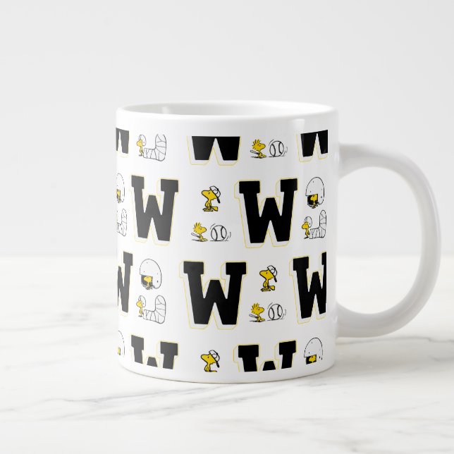 Muster für Sportbriefe für Holzstock Jumbo-Tasse (Rechts)