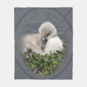 Muster für Strick-Kabelstruktur des Cygnet Swan-Fo Fleecedecke