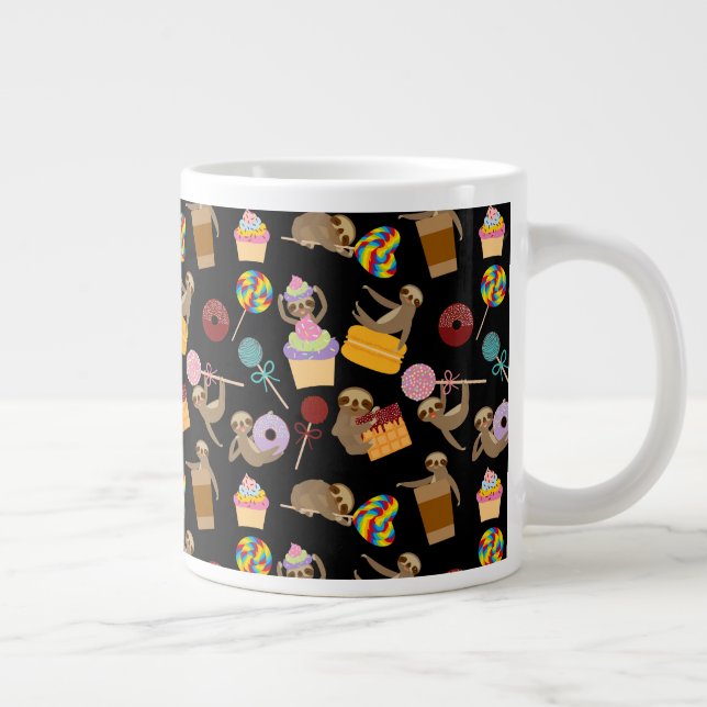 Muster für süße Leckereien Jumbo-Tasse (Rechts)
