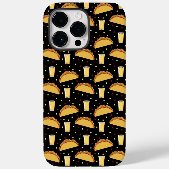 Muster für Tacos und Tequila Case-Mate iPhone 14 Pro Max Hülle (Rückseite)