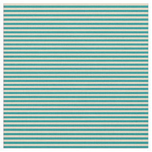 Muster für Tan & Dark Cyan Lines Stoff