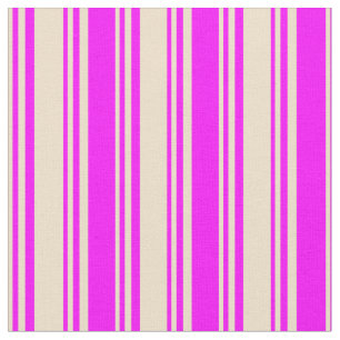 Muster für Tan und Fuchsia: farbige Linien/Streife Stoff