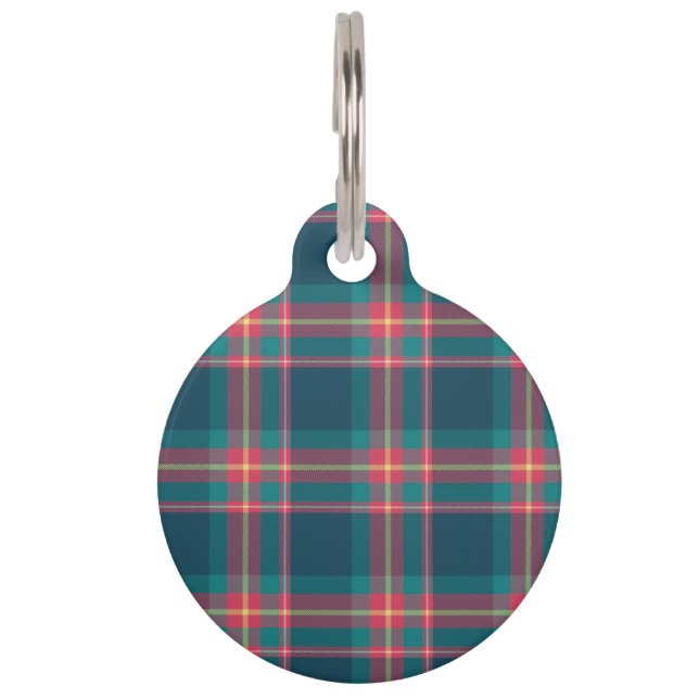 Muster für Tartan Haustiermarke (Vorderseite)