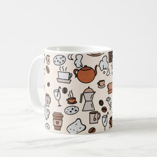 Muster für Tee und Kaffee-Shop Kaffeetasse