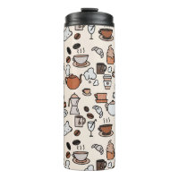 Muster für Tee und Kaffee-Shop