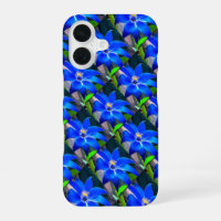 Muster für tiefe blaue Blume