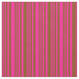 Muster für tiefe rosa und braune Streifen Stoff