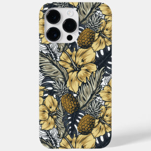 Muster für tropische Blätter und Blume Case-Mate iPhone 14 Pro Max Hülle