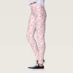 Muster für tropische Blume mit niedlichem Rosa Leggings<br><div class="desc">Niedlich Blush Pink Tropical Garden Blume Muster Leggings in einem stilvollen Schatten von Baumwolle candy rosa. Einfach die Hintergrundfarbe für ein einzigartiges Aussehen anpassen! Erstellt von Zazzle pro Designer BK Thompson exklusiv für Cedar und String; bitte kontaktieren Sie uns,  wenn Sie Hilfe beim Design benötigen.</div>