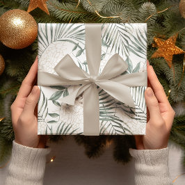 Muster für tropische Wasserfarben und Blätter und  Geschenkpapier