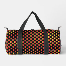 Muster für überprüfte belgische Flaggen Duffle Bag