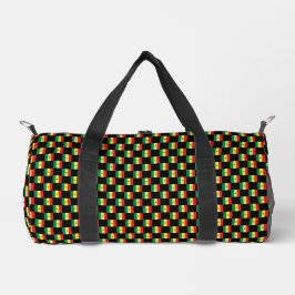 Muster für überprüfte senegalesische Flagge Duffle Bag