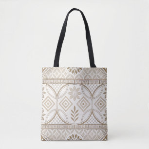 Muster für verzierte geometrische Blumenmuster Tasche