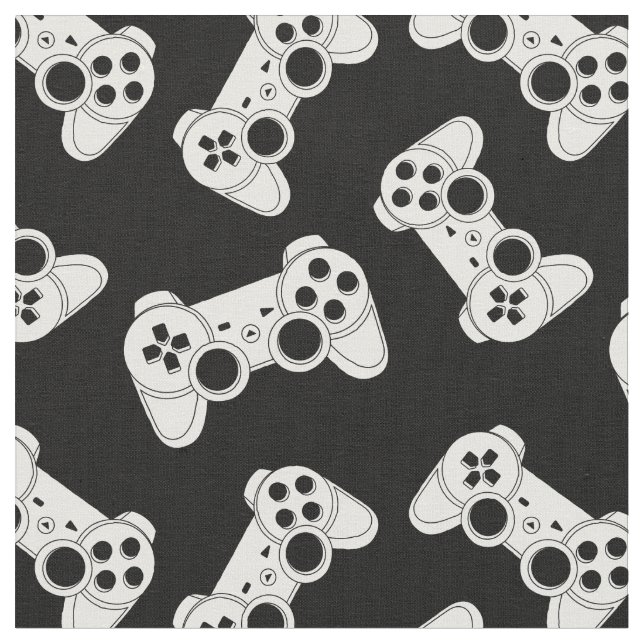 Muster für Videospielcontroller Stoff (Nahaufnahme)