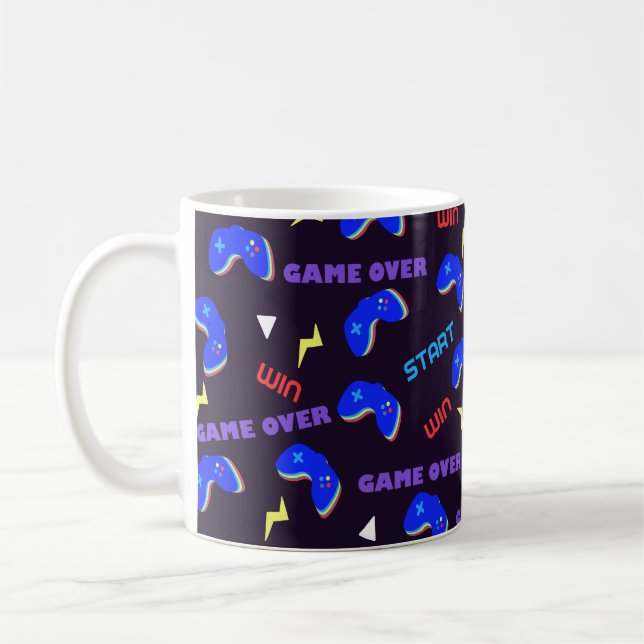 Muster für Videospiele Kaffeetasse (Links)