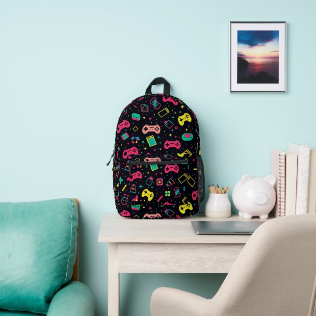Muster für Videospielregler Bedruckter Rucksack (InSitu)