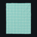 Muster für Vintage, Aquamarine grüne geometrische  Fleecedecke<br><div class="desc">Vintage Minze Aquamarine grüne geometrische Punktmuster Fleece Blanket</div>