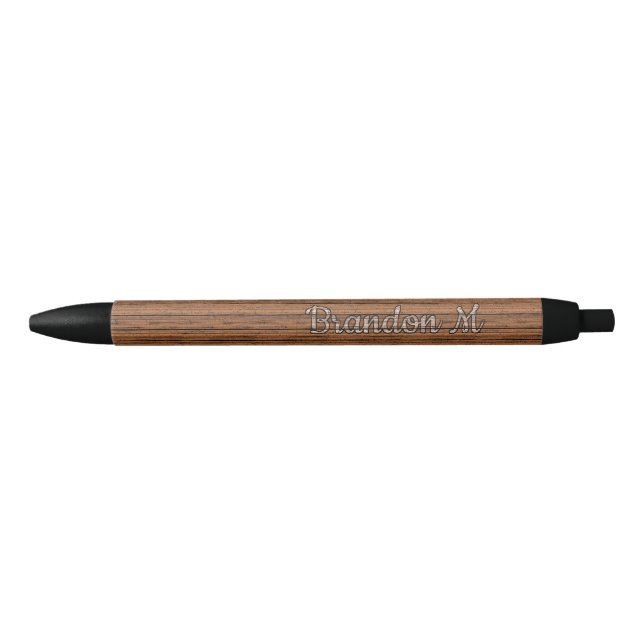 Muster für Vintage Holzplanen Kugelschreiber (Vorderseite)