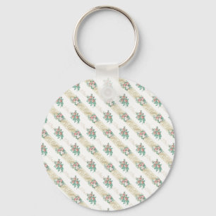 Muster für Vintage Rose - Schlüsselanhänger