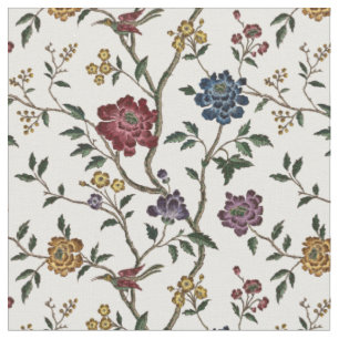 Muster für Vintage Vögel und Blume Stoff