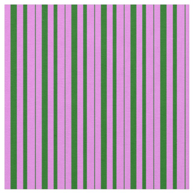 Muster für violette und dunkle grüne Streifen Stoff (Nahaufnahme)
