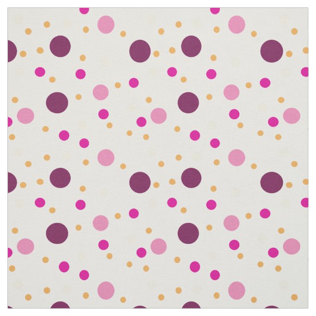 Muster für violette und rosa Punkte Stoff (Muster)