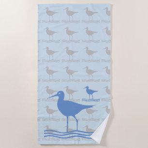 Muster für Vögel Strandtuch