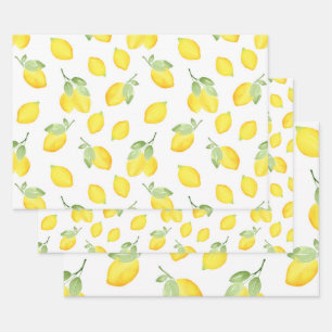 Muster für Wasserfarben Geschenkpapier Set