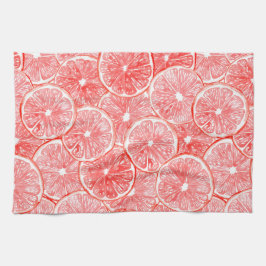 Muster für Wasserfarben-Grapefruits Handtuch