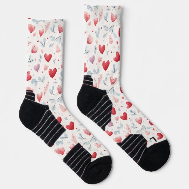 Muster für Wasserfarben Socken (Rechts)