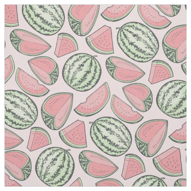 Muster für Wassermelonen Stoff (Muster)