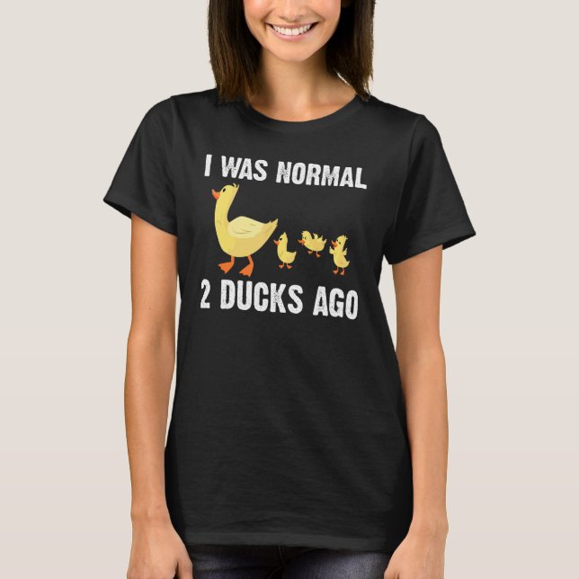 Muster für weibliche Duckköpfe T-Shirt (Vorderseite)