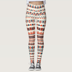 Muster für Weihnachtselemente Leggings