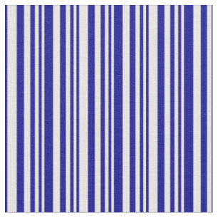 Muster für weiße und dunkelblaue Linien/Streifen Stoff