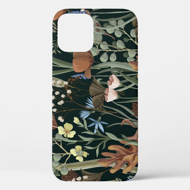 Muster für wild und getrocknete Blume. Case-Mate iPhone Hülle (Rückseite)