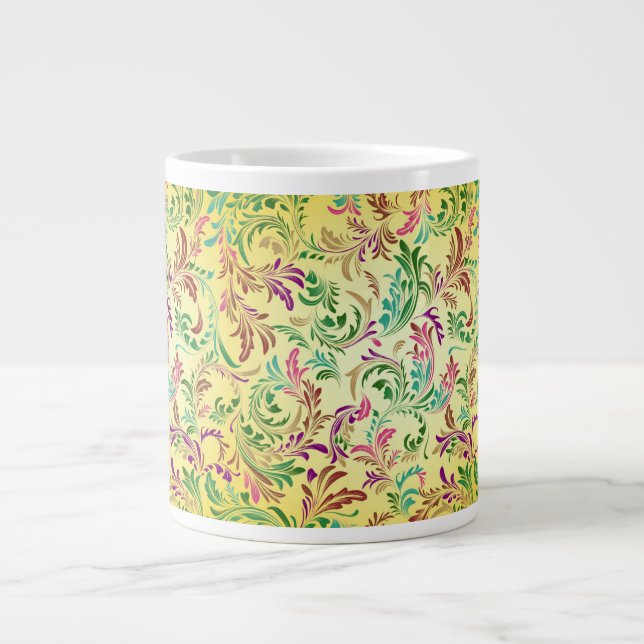 Muster für Zweige-444555 Jumbo-Tasse (Vorderseite)