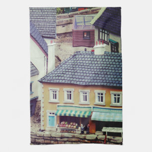 Muster-Gebäude Geschirrtuch