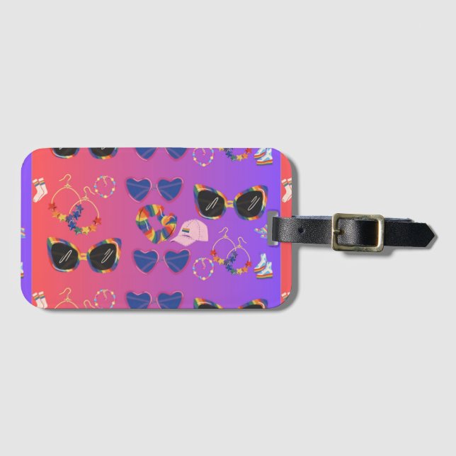 Muster Gepäckanhänger (Vorderseite (Horizontal))