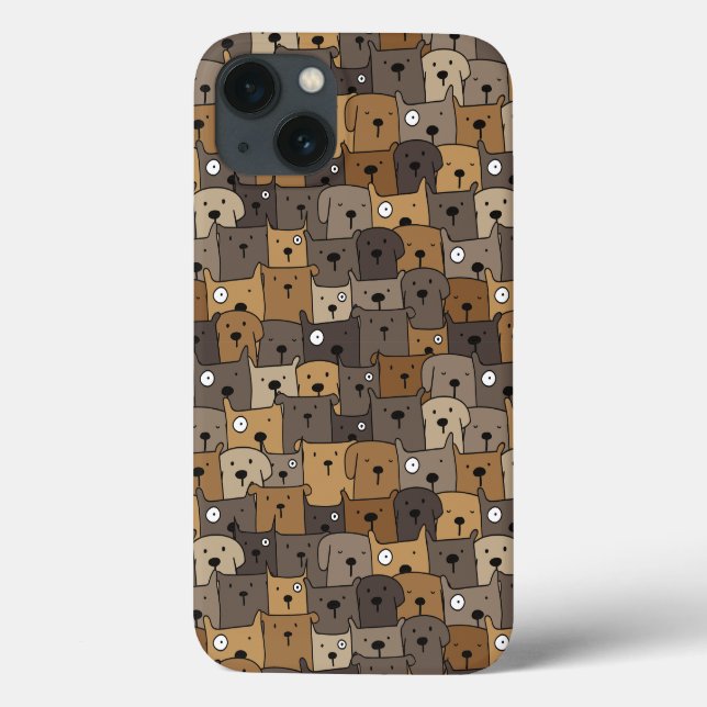 Muster Haustiere Niedliche Hunde Lover Case-Mate iPhone Hülle (Rückseite)