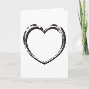 Muster Herz individuell  Karte