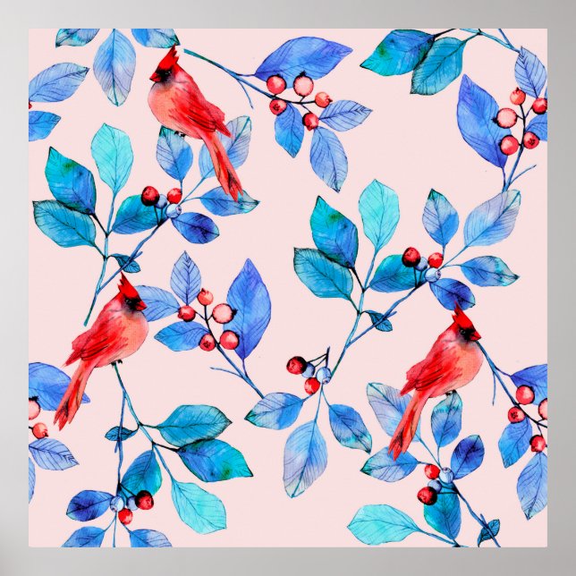 Muster Hintergrund abstraktes Kaleidosdesign Poster (Vorne)