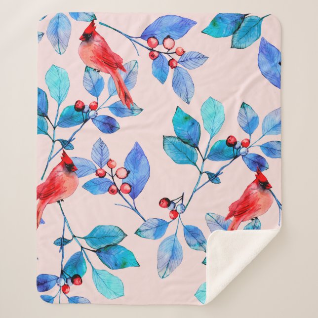 Muster Hintergrund abstraktes Kaleidosdesign Sherpadecke (Vorderseite)