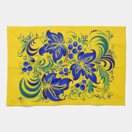 Muster im ukrainischen Volksstil Geschirrtuch