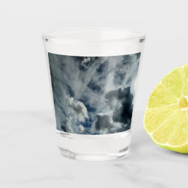 Muster in den Wolken Schnapsglas