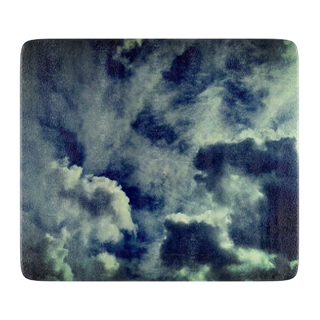 Muster in den Wolken Schneidebrett (Vorderseite)